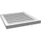 Ekena Millwork Vertical Surface Mount PVC Gable Vent: Functional, w/ 2"W x 2"P Brickmould Sill Frame, 22"W x 24"H GVPVE22X2403SF - alternate 3